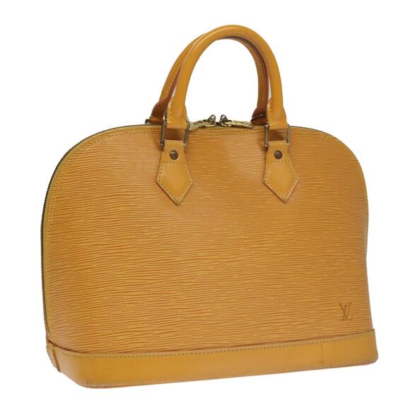 LOUIS VUITTON Epi Alma Hand Bag Yellow M52149 - Picture 1 of 16